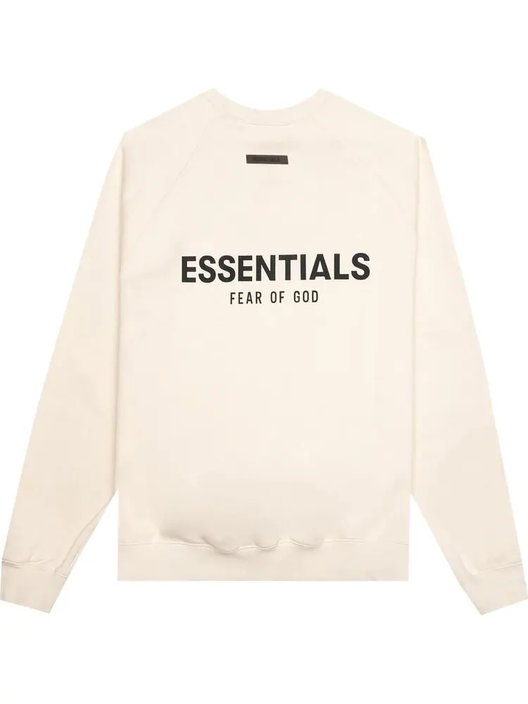 Толстовка Fear of God Essentials Pull-Over Crewneck 'Buttercream' — изображение 2 из 2, бежевый