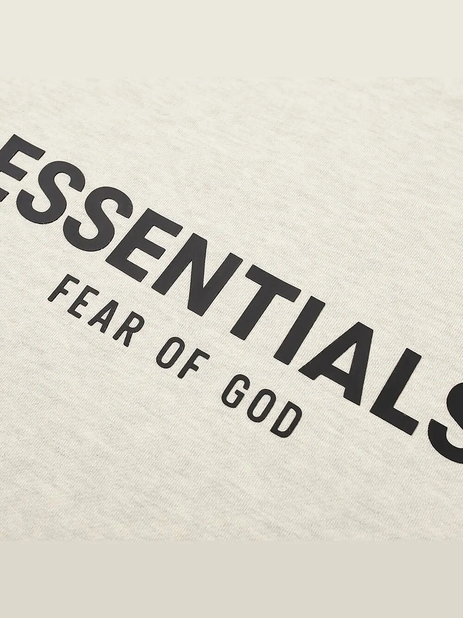 Толстовка с круглым вырезом Fear of God Essentials — изображение 2 из 2, овсяный
