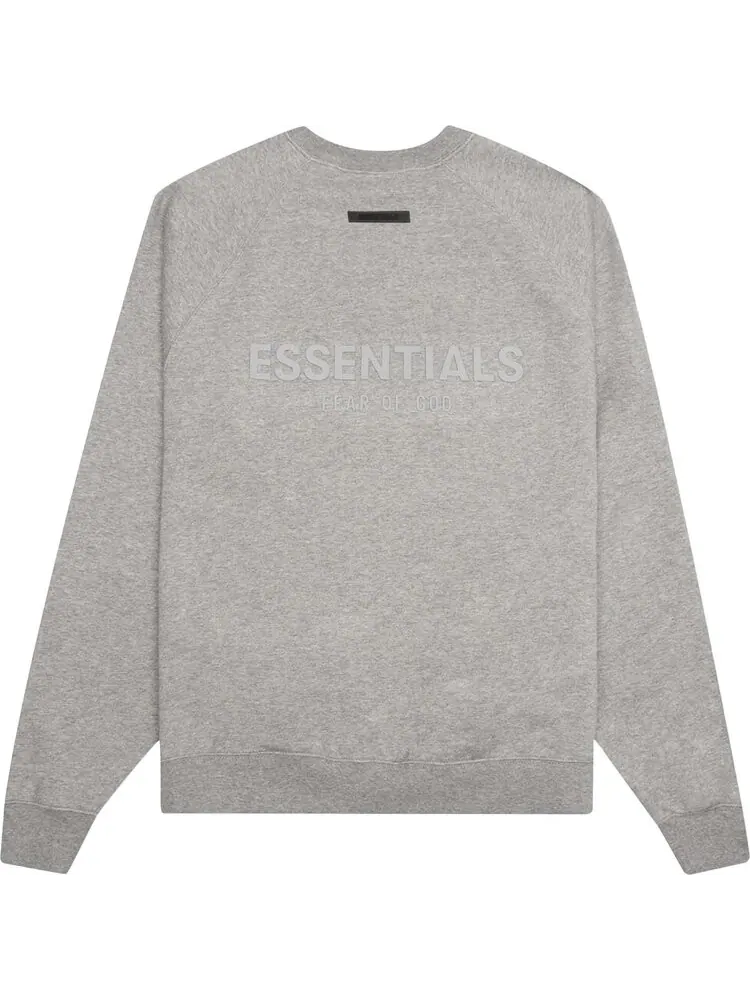 Толстовка Fear of God Essentials Crewneck 'Oatmeal' — изображение 2 из 2, серый