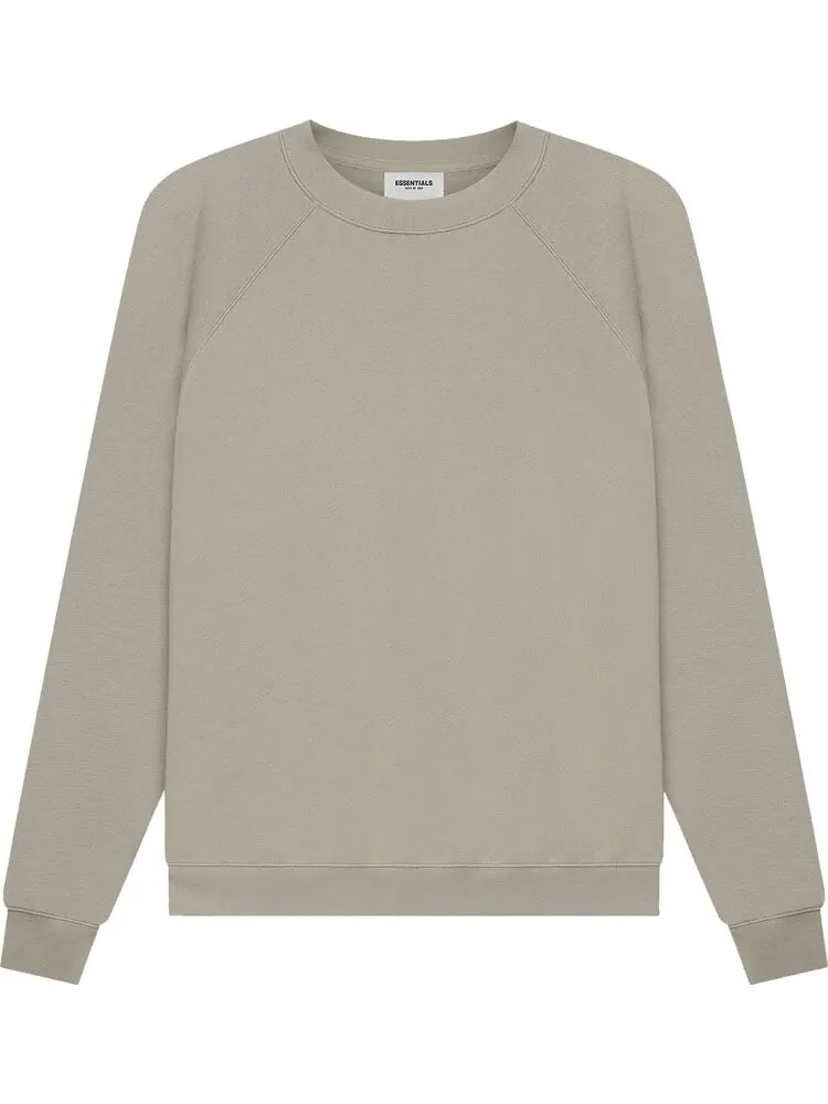Толстовка Fear of God Essentials Pull-Over Crewneck 'Moss' — изображение 1 из 2, зеленый