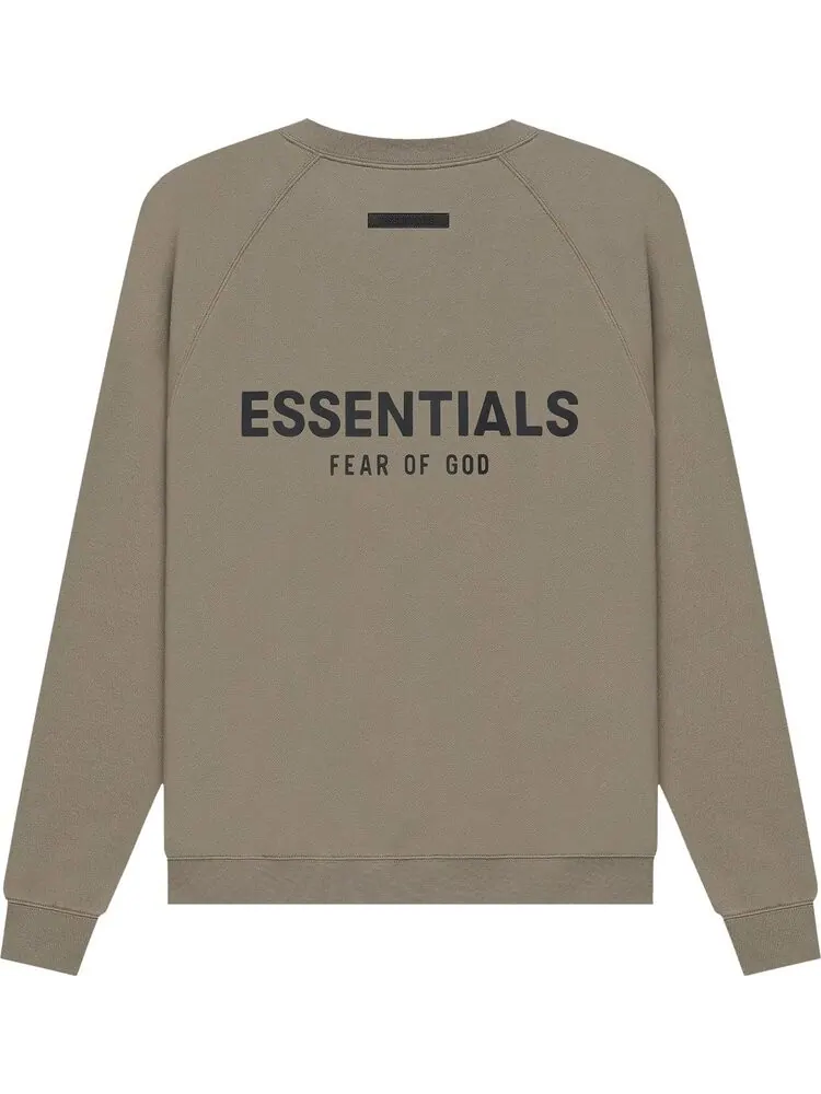 Толстовка Fear of God Essentials Pull-Over Crewneck 'Taupe' — изображение 2 из 2, загар
