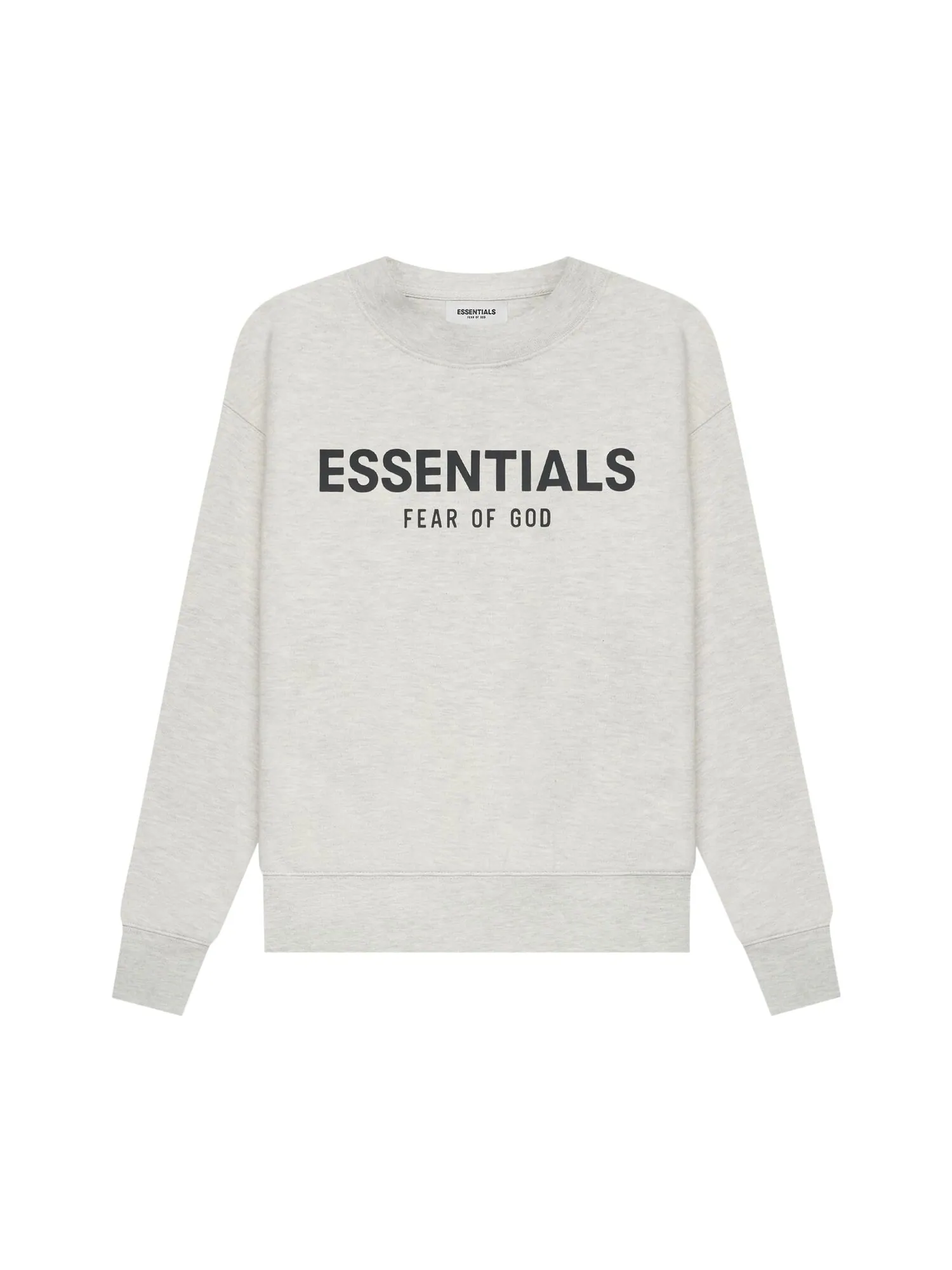 Детский пуловер с круглым вырезом Fear of God Essentials — изображение 1 из 2, овсяный