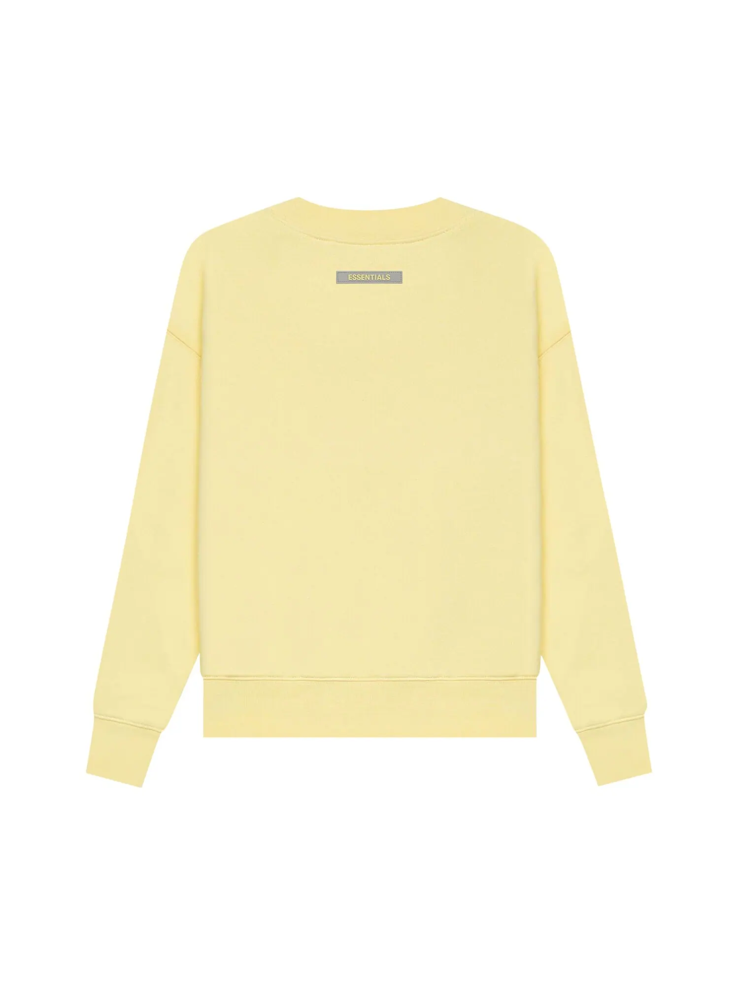 Детский пуловер с круглым вырезом Fear of God Essentials, цвет Лимонад — изображение 2 из 2