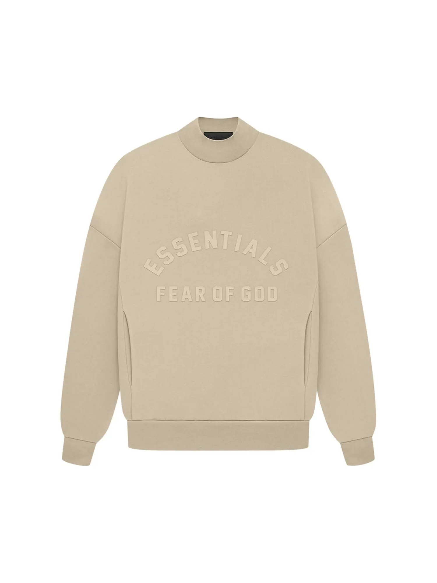 Круглый вырез Fear of God Essentials — изображение 1 из 2, бежевый