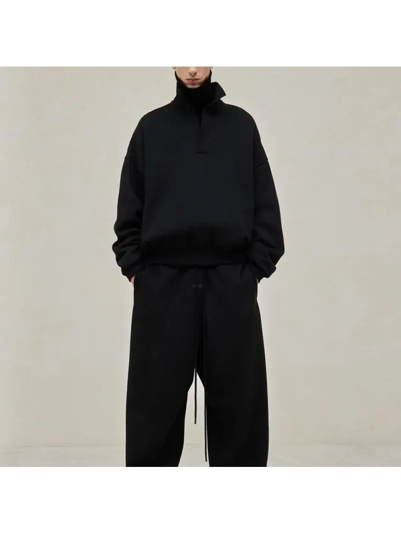 Свитшот-поло Fear of God Essentials — изображение 3 из 4, черный
