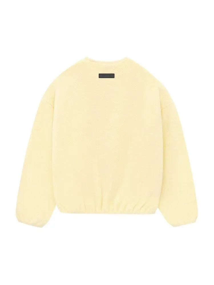 Толстовка Fear Of God Essentials Fear of God Essentials Polar Fleece Crewneck — изображение 2 из 2, желтый