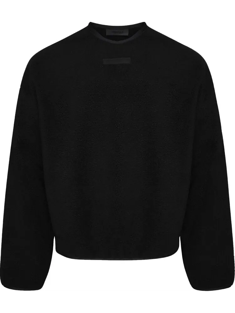 Свитер Fear of God Essentials Crewneck 'Jet Black' — изображение 1 из 1, черный