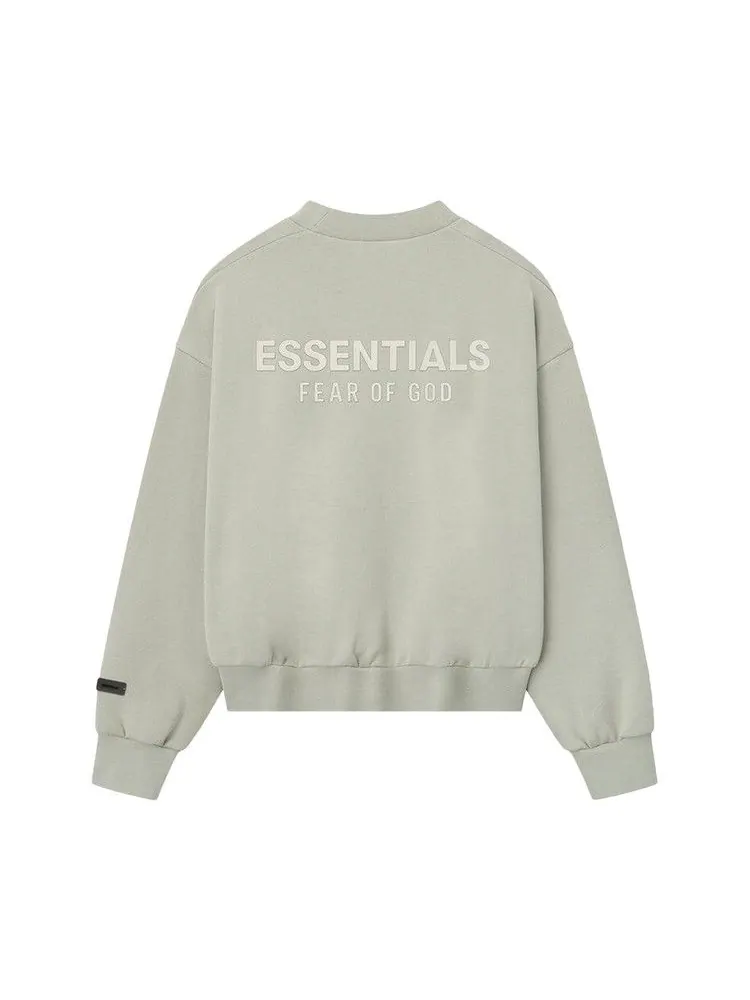 Свитер Fear of God Essentials Classsic Fleece Crewneck — изображение 2 из 3, камень абби