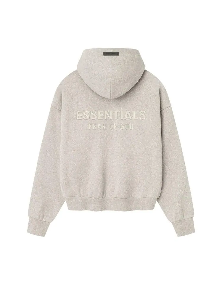Худи Fear of God Essentials Classic Hoodie, Heather Stone — изображение 2 из 2, серый