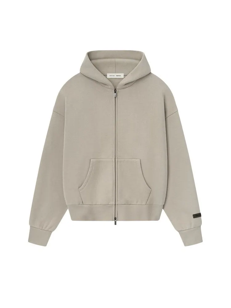 Худи Fear of God Essentials Classic Full Zip Hoodie — изображение 1 из 2, древесный