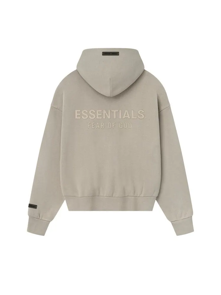 Худи Fear of God Essentials Classic Full Zip Hoodie — изображение 2 из 2, древесный