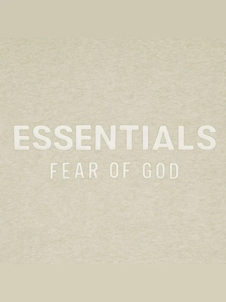 Худи Fear of God Essentials Classic Full Zip Hoodie, Heather Stone — изображение 3 из 3, серый