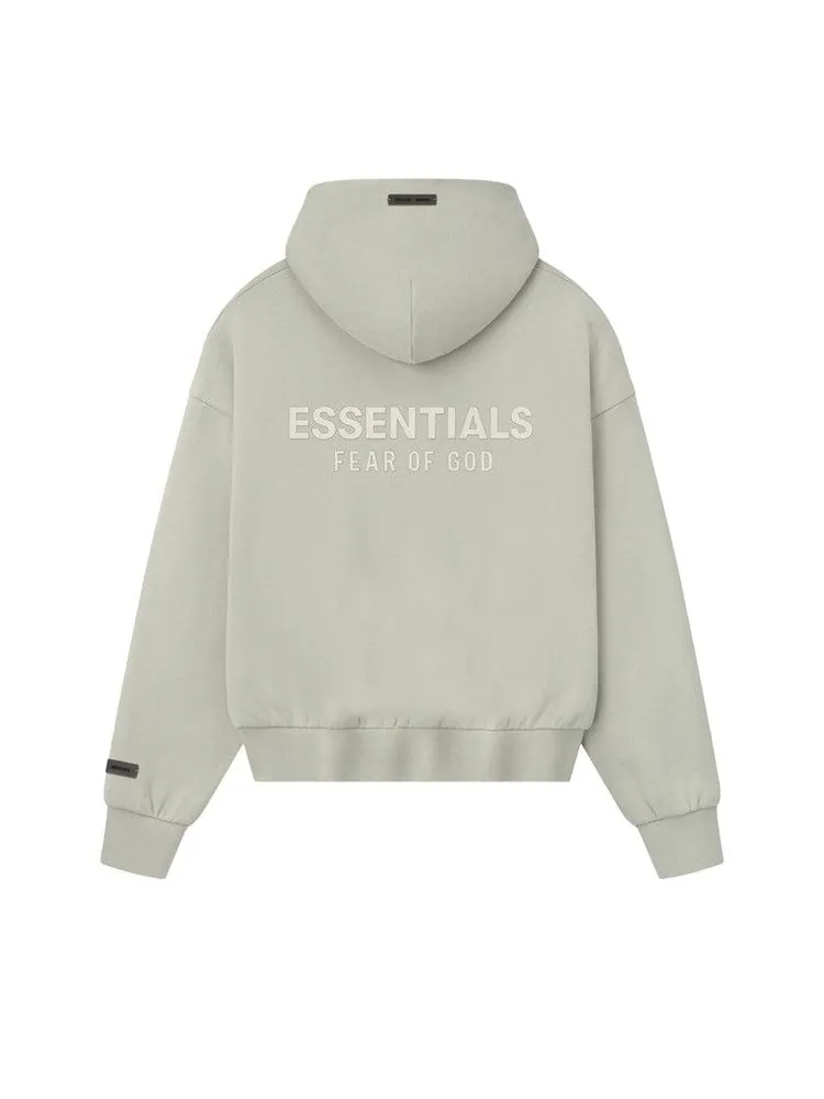 Худи Fear of God Essentials Classic Full Zip Hoodie — изображение 2 из 3, камень абби