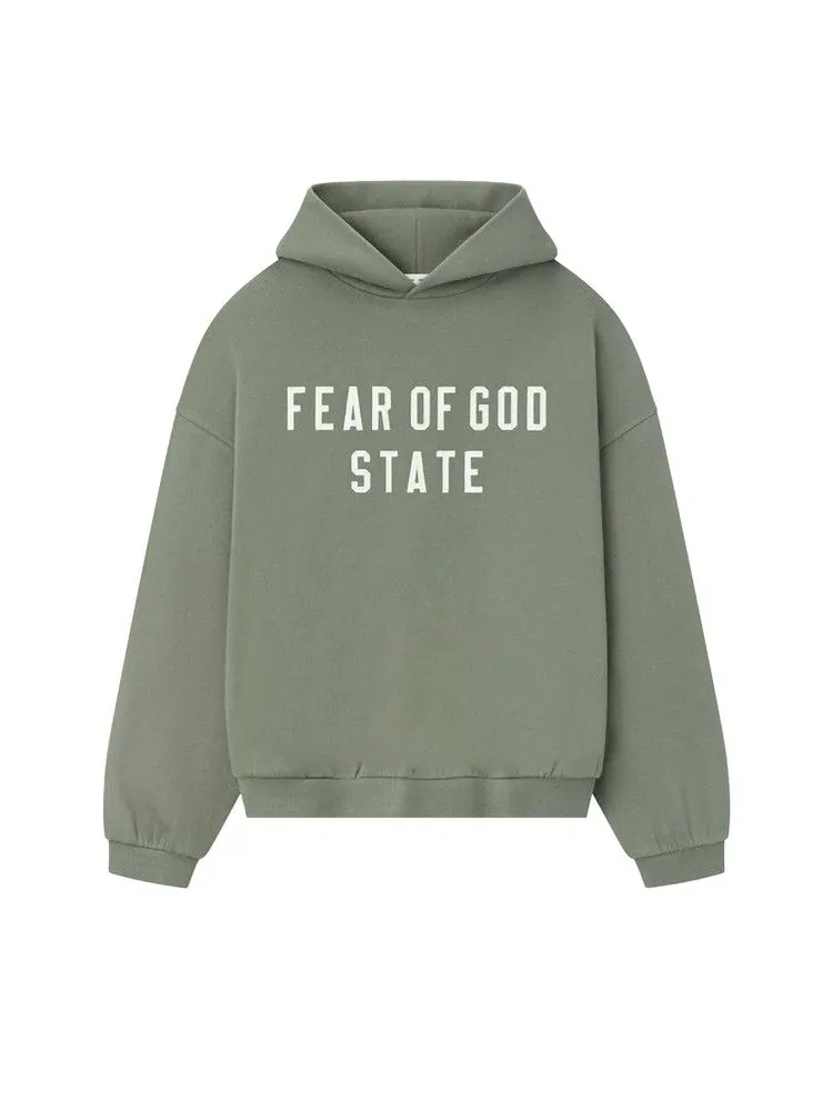 Худи Fear of God Essentials 90s Hoodie — изображение 1 из 3, мох