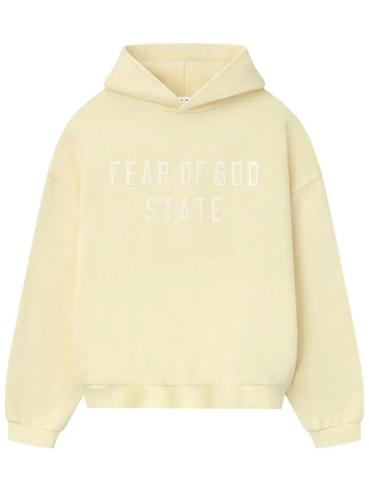Худи Fear of God Essentials в стиле 90-х — изображение 1 из 1, желтый