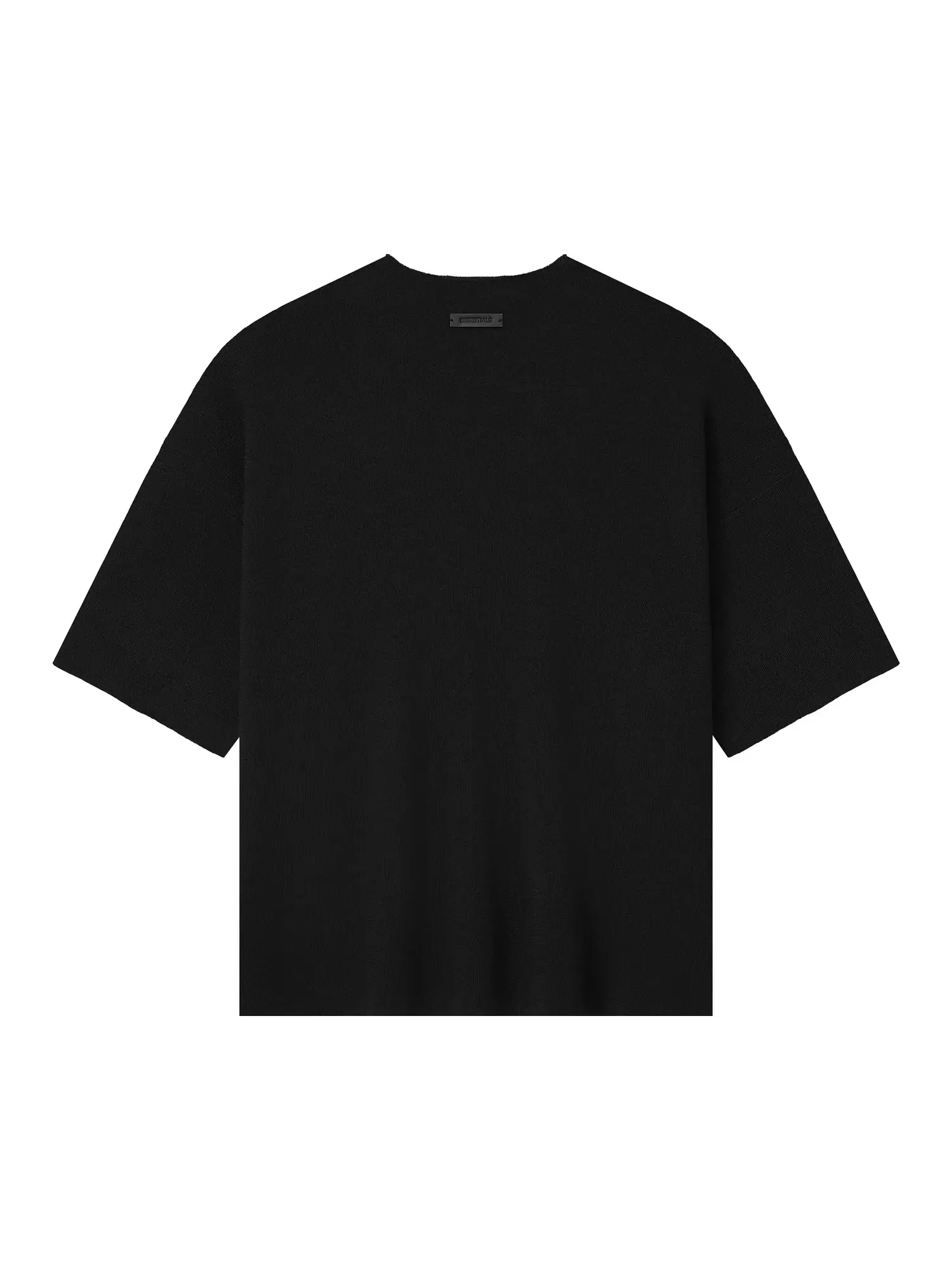 Футболка с коротким рукавом Fear of God Essentials из мериносовой шерсти — изображение 2 из 2, черный