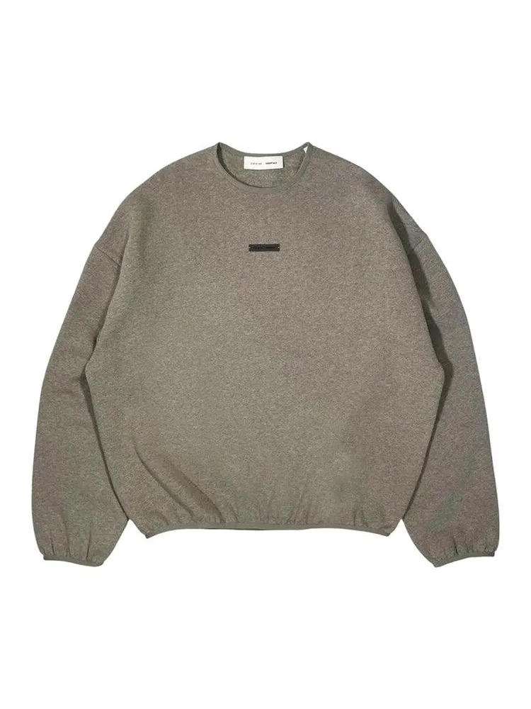 Свитер Fear of God Essentials Modern Fit Fleece Crewneck, Homestead Heather — изображение 1 из 2, бежевый