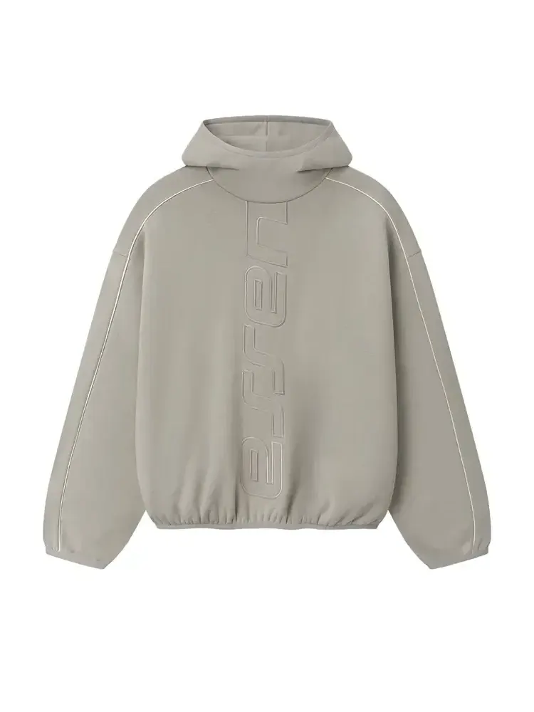 Худи Fear of God Essentials Active Trace Modern Fleece Hoodie — изображение 1 из 2, серый