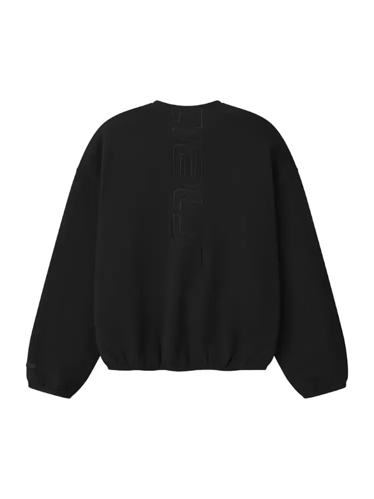 Толстовка Fear of God Essentials Active Trace Modern Crewneck Sweatshirt — изображение 2 из 2, черный