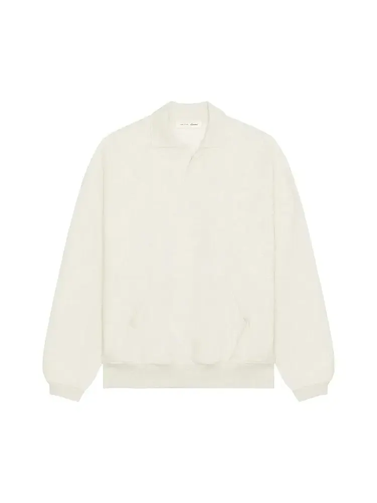 Фирменная толстовка-поло в стиле Fear of God Essentials 90s — изображение 1 из 1, бежевый