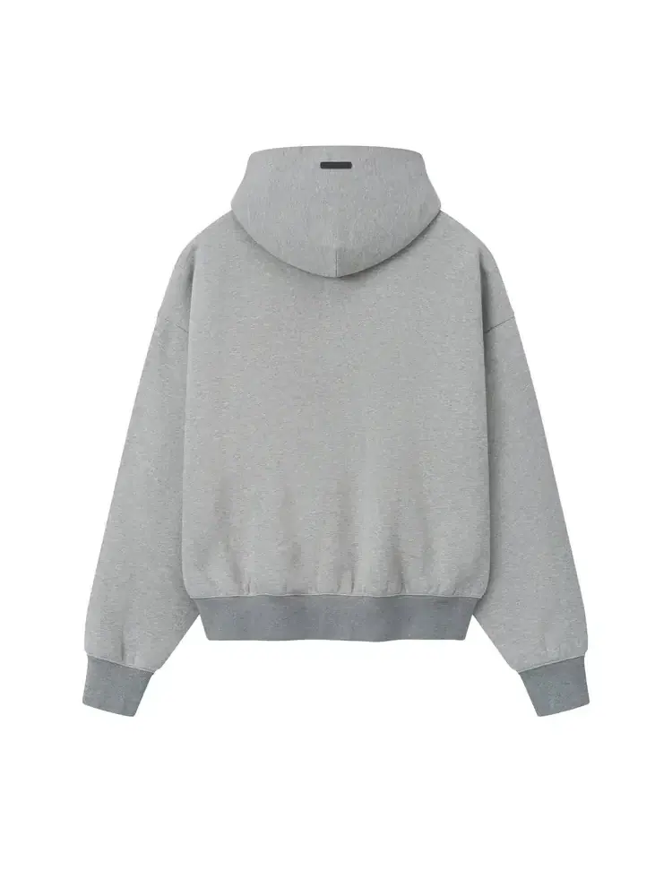 Худи на молнии Fear of God Essentials Signature Classic Full Zip Hoodie — изображение 2 из 2, серый