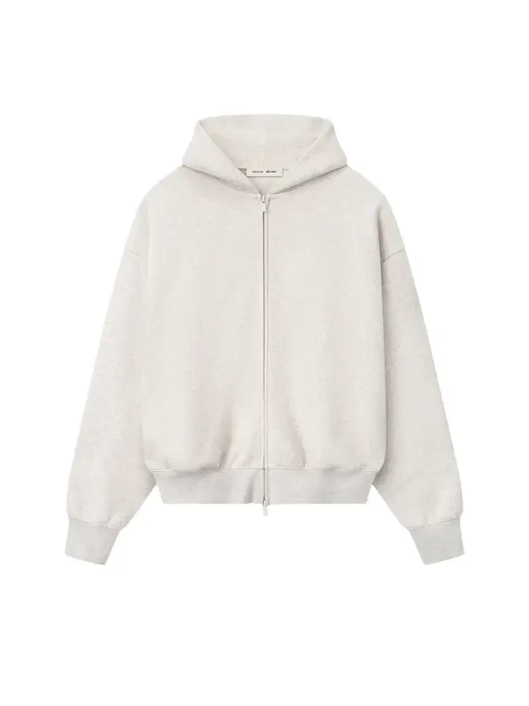 Худи на молнии Fear of God Essentials Signature Classic Full Zip Hoodie — изображение 1 из 2, бежевый