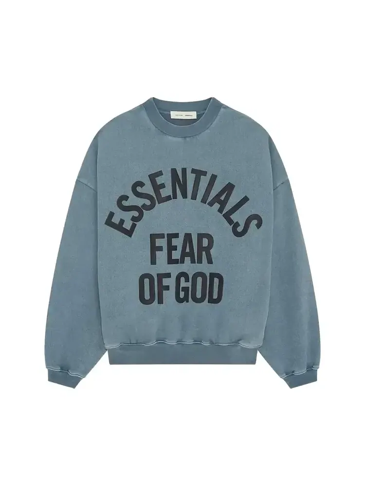Свитшот Fear of God Essentials Campus 90's — изображение 1 из 2, синий