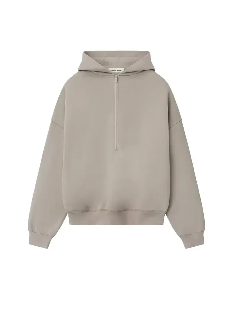 Худи с полузастежкой-молнией Fear of God Essentials Property Lounge — изображение 1 из 2, серый