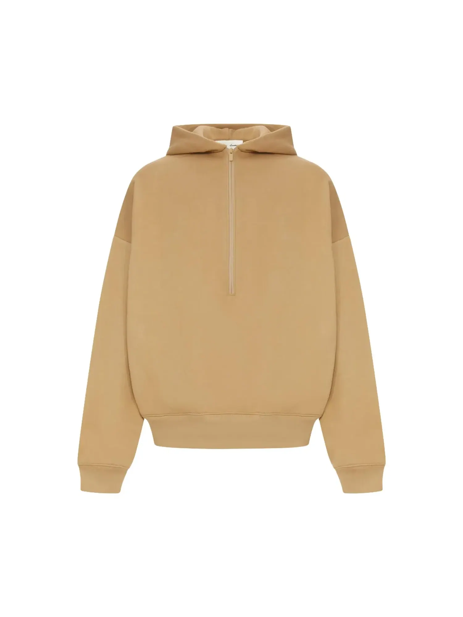 Толстовка с застежкой-молнией до середины груди Fear of God Essentials Property Lounge — изображение 1 из 2, дюна