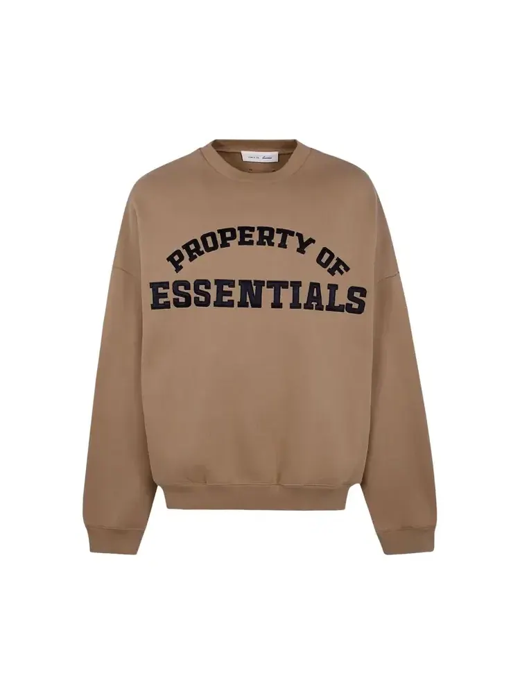 Толстовка с круглым вырезом Fear of God Essentials Property Lounge — изображение 1 из 2, бежевый