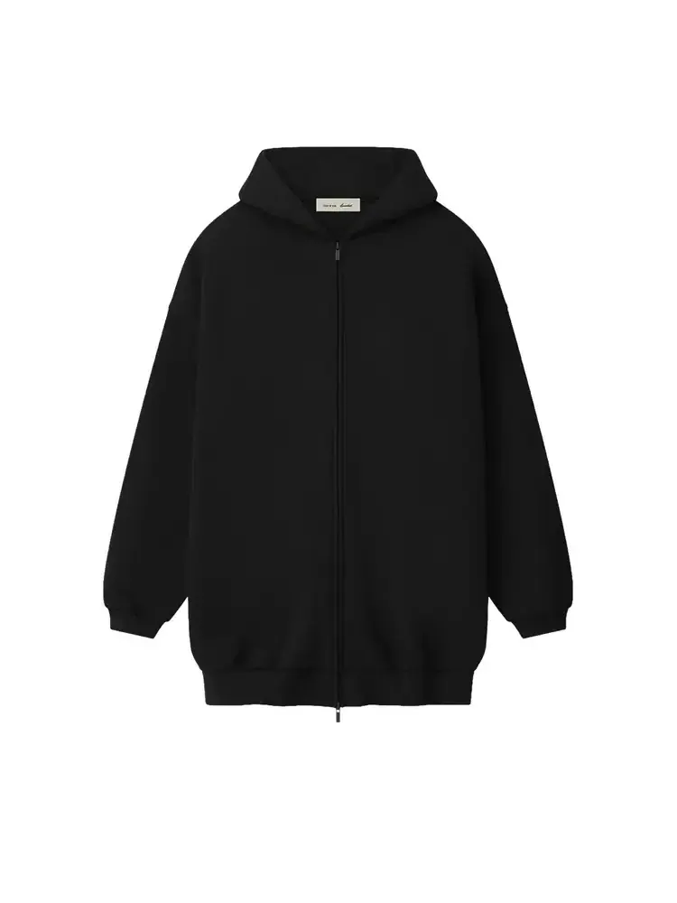 Худи с длинной застежкой-молнией Fear of God Essentials Property Lounge — изображение 1 из 2, черный