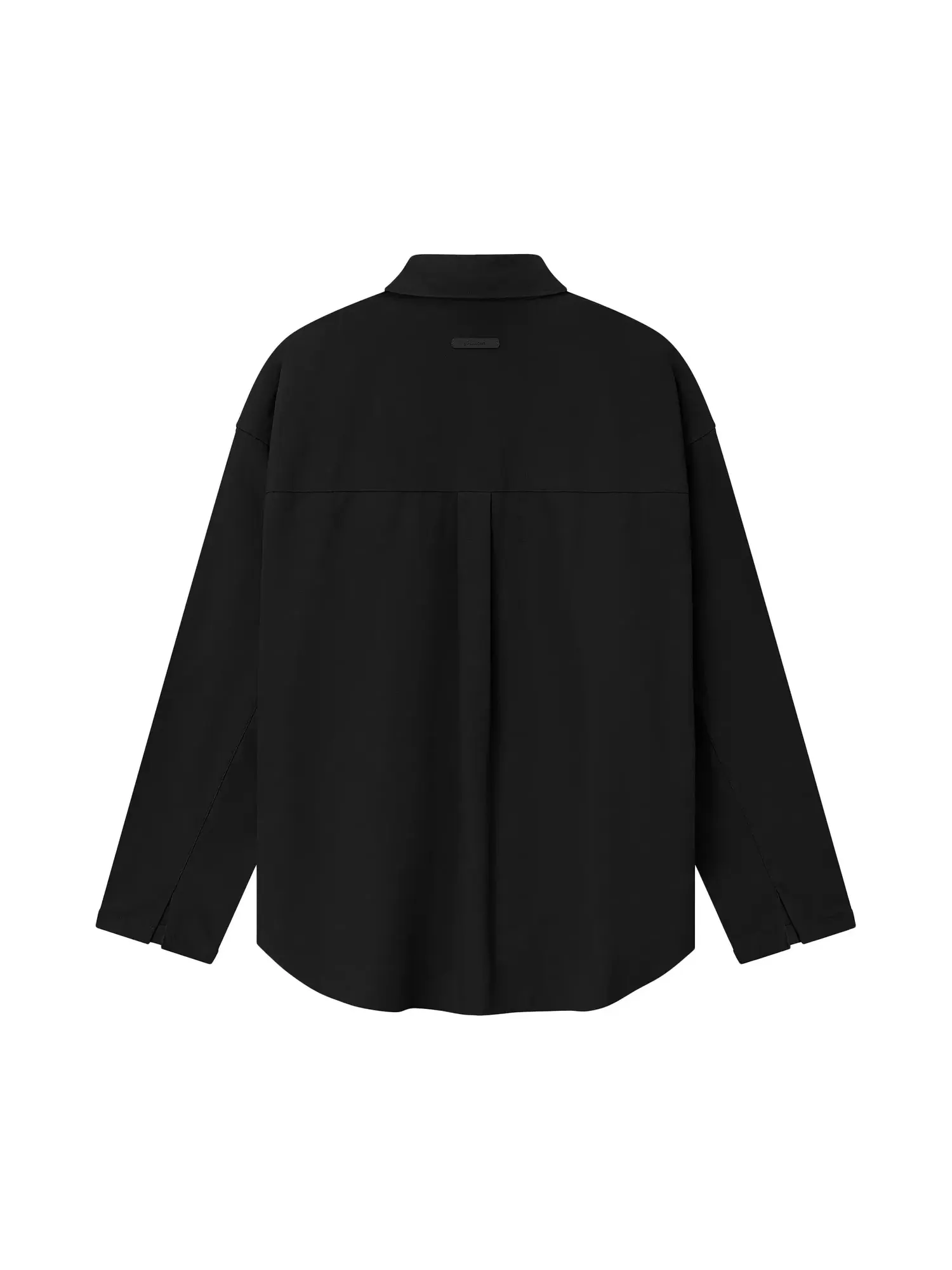 Рубашка-куртка из хлопкового холста Fear of God Essentials — изображение 2 из 2, винтажный черный