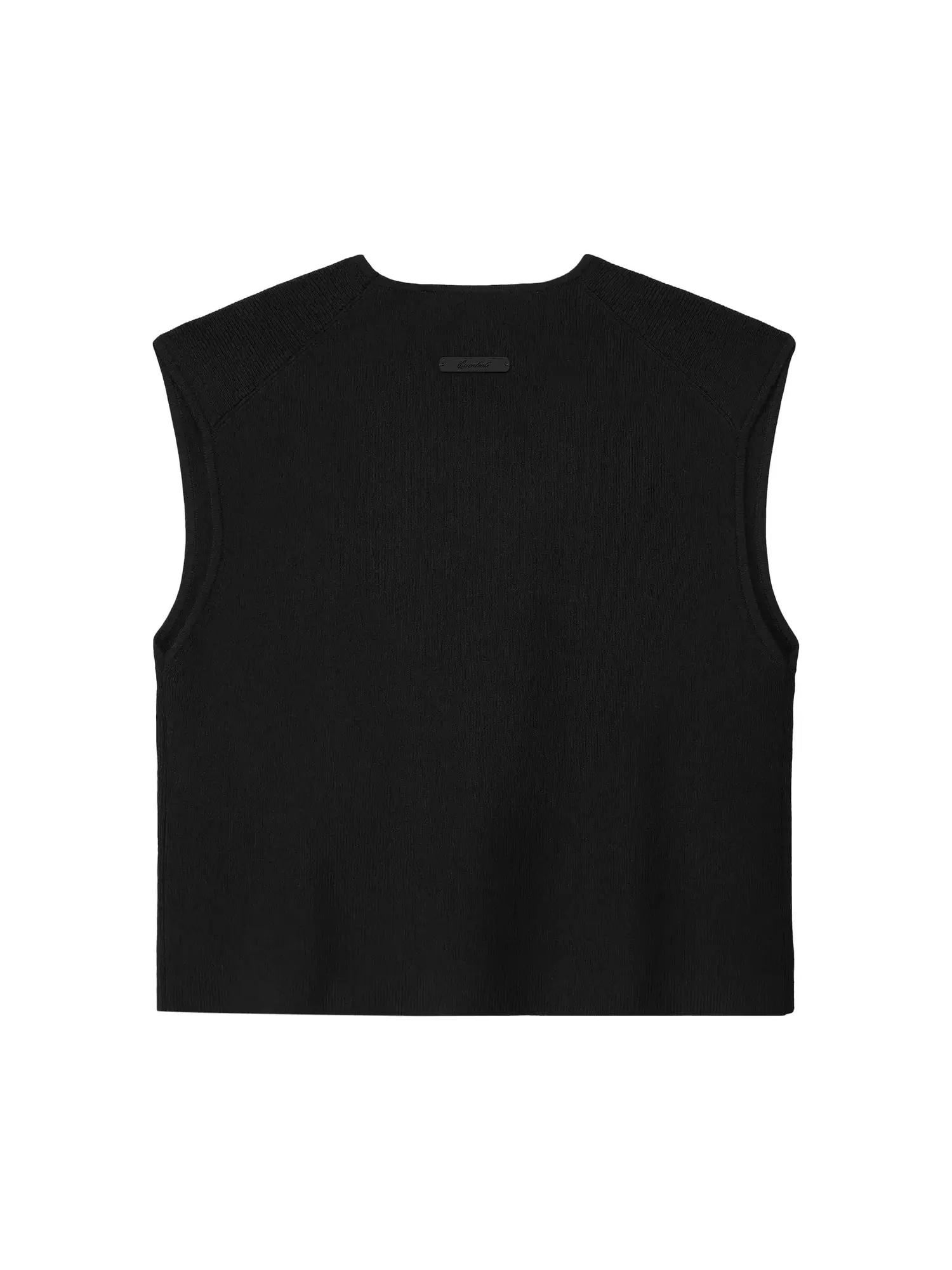 Топ Fear of God Essentials Signature Rib Knit Cropped — изображение 2 из 2, винтажный черный
