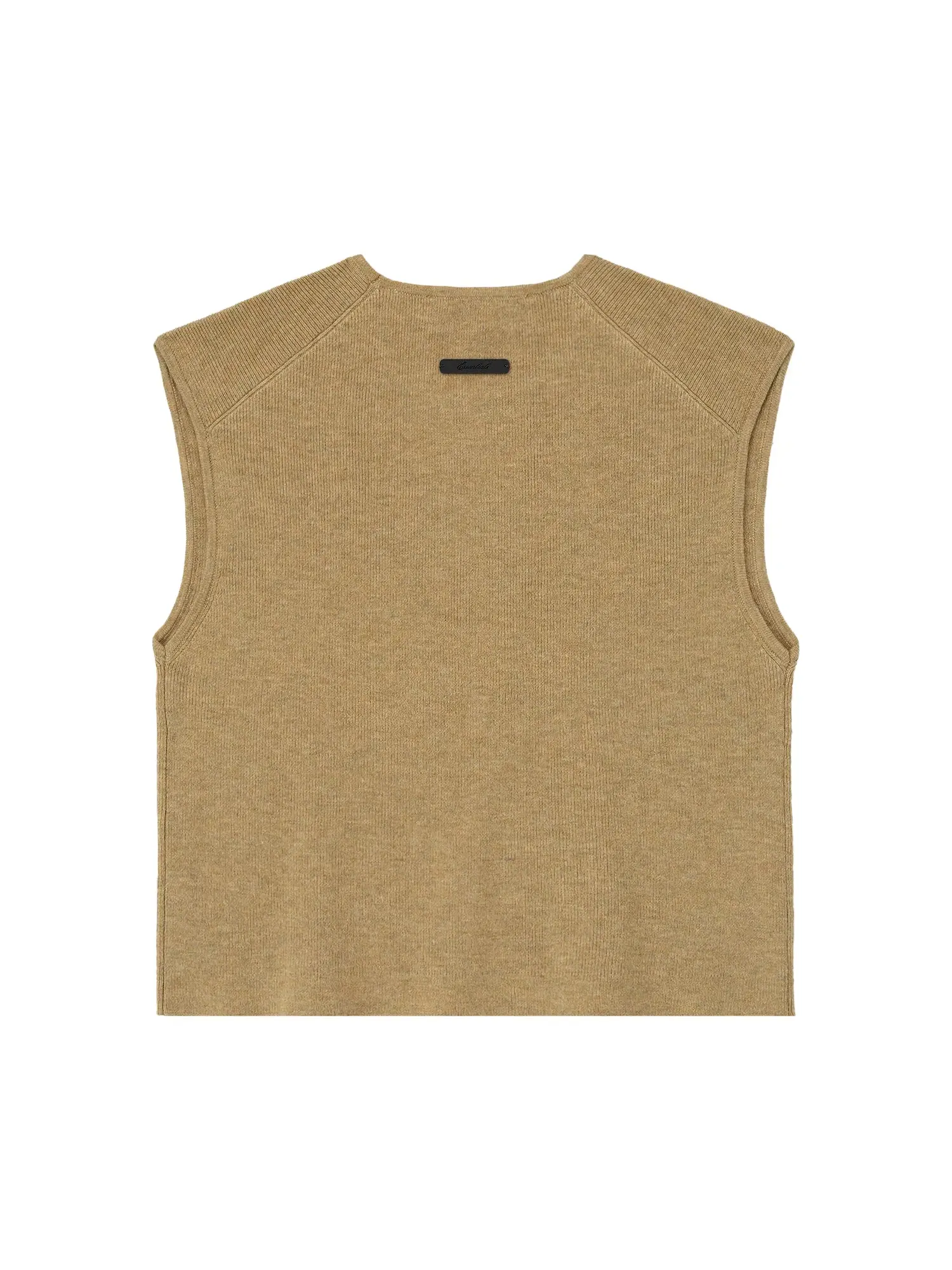 Топ Fear of God Essentials Signature Rib Knit Cropped — изображение 2 из 2, дюна