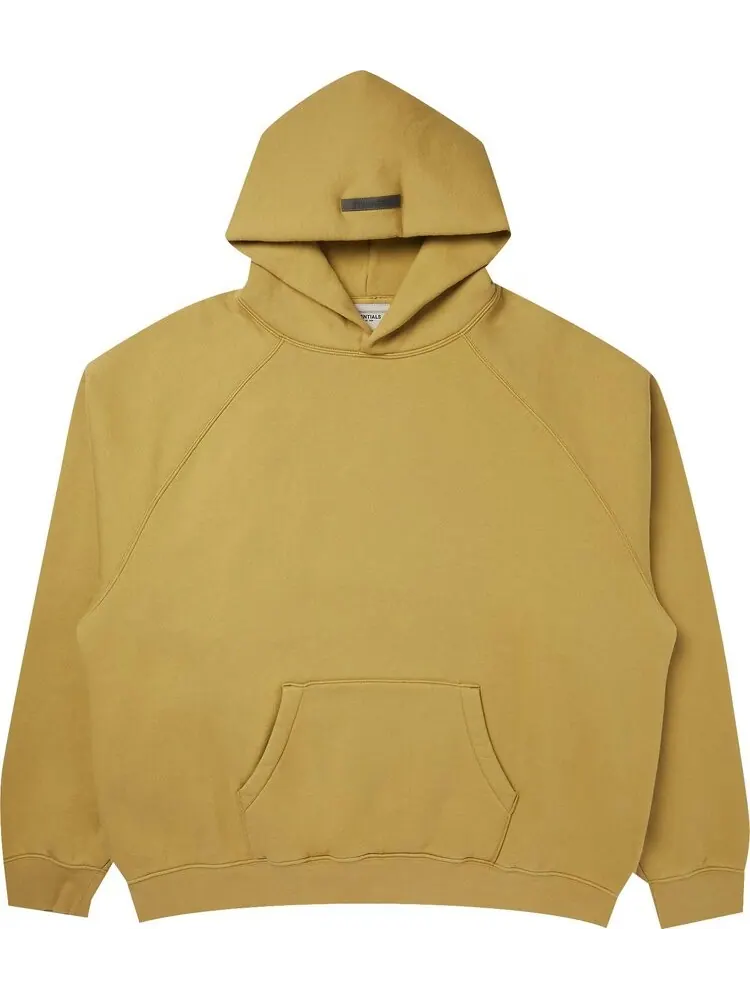 Худи Fear of God Essentials Pullover Hoodie 'Amber' — изображение 1 из 3, желтый