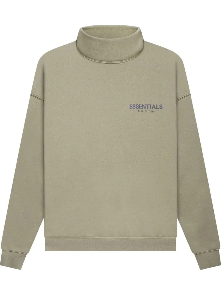 Пуловер Fear of God Essentials Pullover Mockneck 'Pistachio' — изображение 1 из 1, зеленый