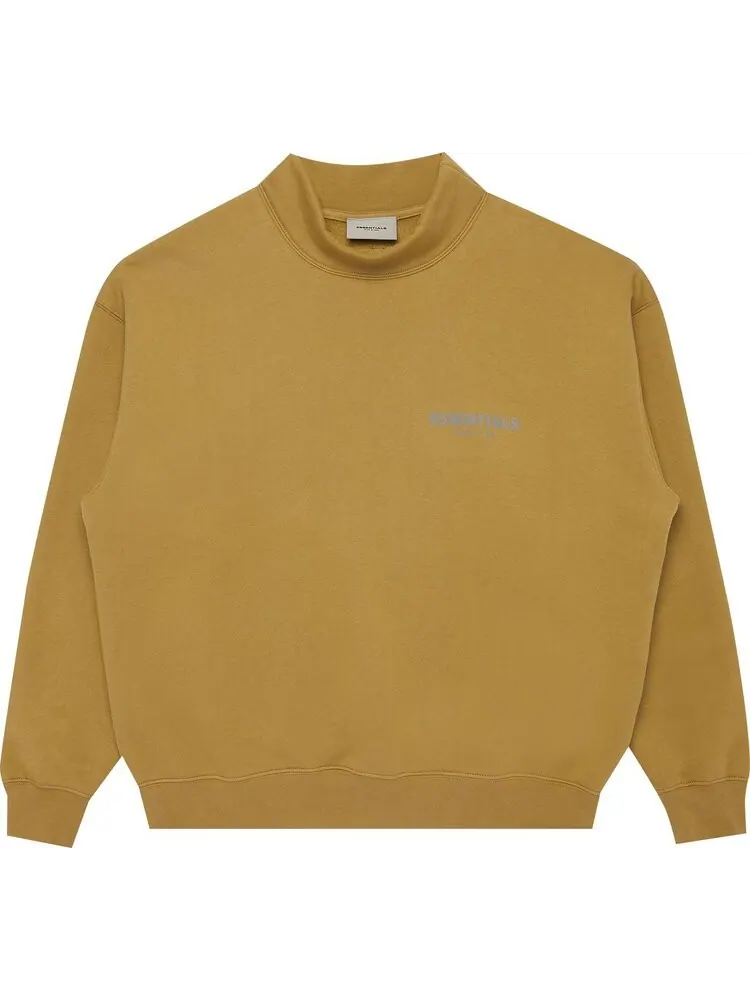 Пуловер Fear of God Essentials Pullover Mockneck 'Amber' — изображение 1 из 3, желтый