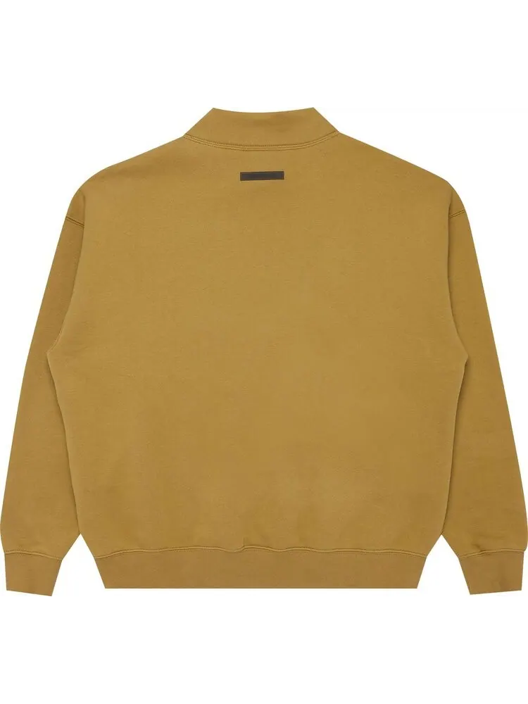 Пуловер Fear of God Essentials Pullover Mockneck 'Amber' — изображение 2 из 3, желтый