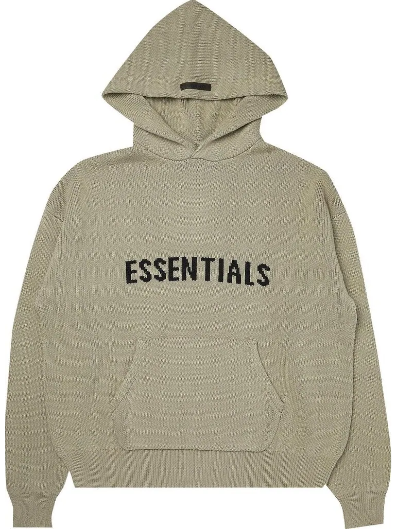 Пуловер Fear of God Essentials Knit Pullover 'Pistachio' — изображение 1 из 3, зеленый