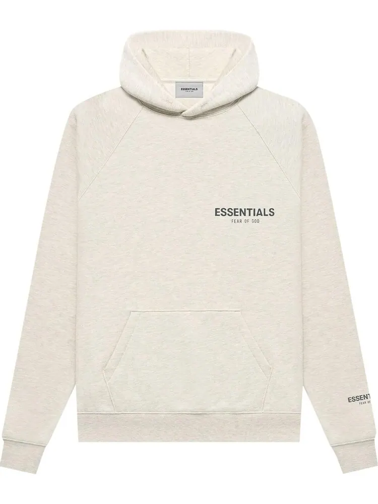 Худи Fear of God Essentials Pullover Hoodie 'Light Heather Oatmeal' — изображение 1 из 2, бежевый