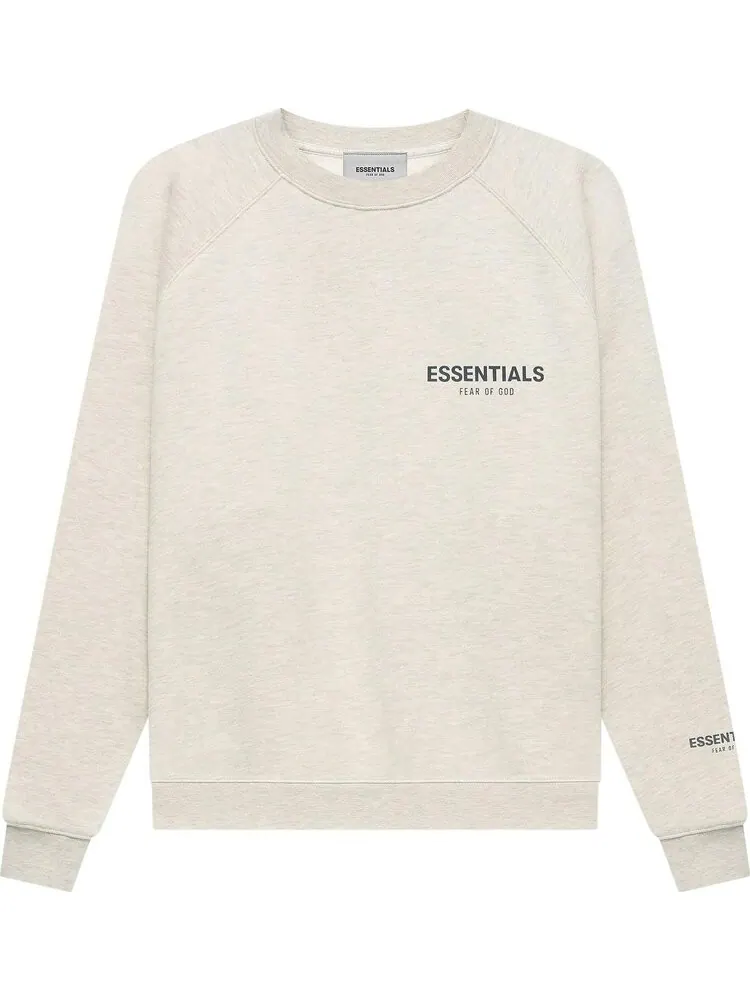 Пуловер Fear of God Essentials Pullover Crewneck 'Light Heather Oatmeal'