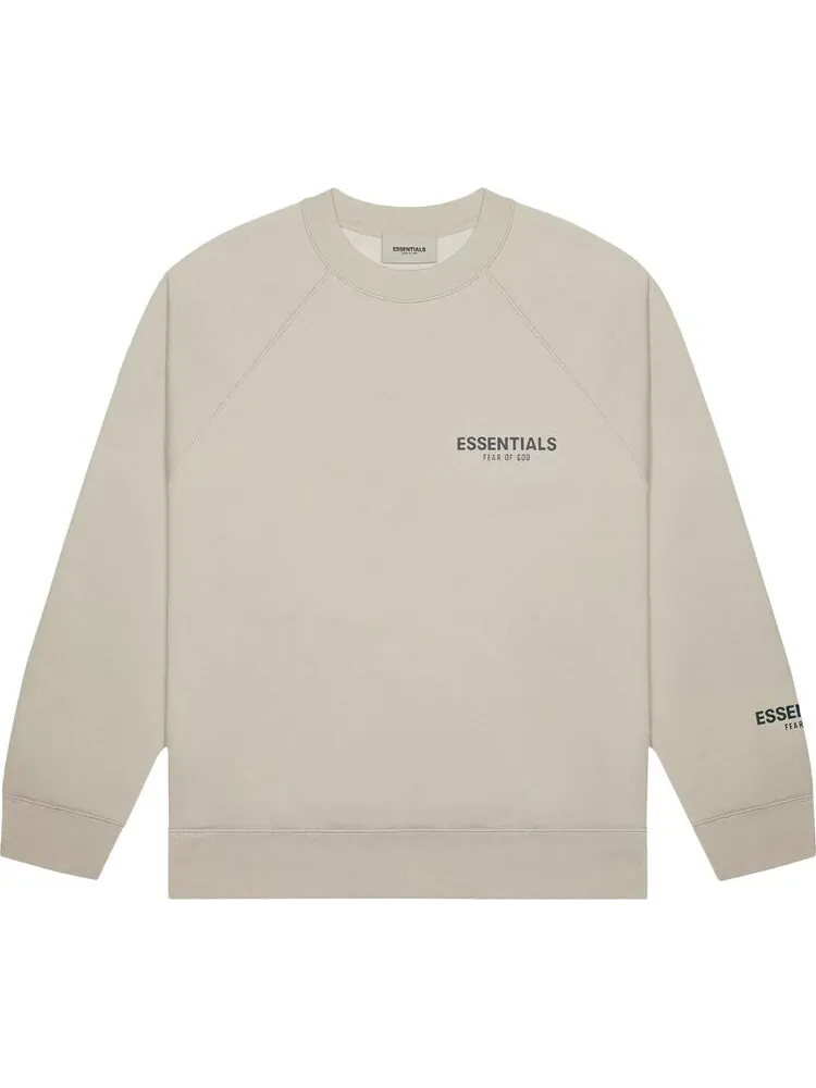 Толстовка Fear of God Essentials Crewneck Sweatshirt 'String' — изображение 1 из 1, бежевый