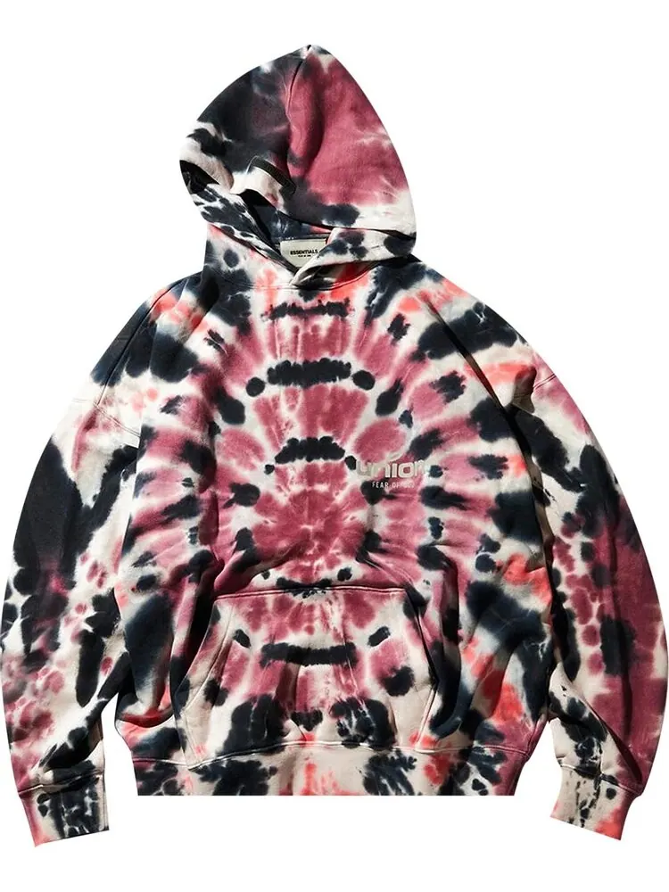 Худи Fear of God Essentials x Union Vintage Hoodie 'Tie Dye'