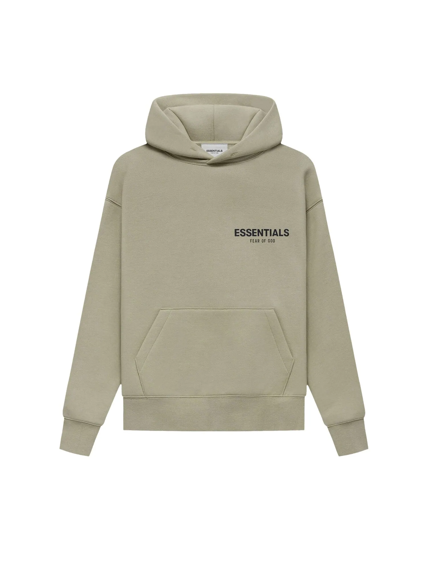 Детский пуловер с капюшоном Fear of God Essentials, цвет Фисташковый — изображение 1 из 1