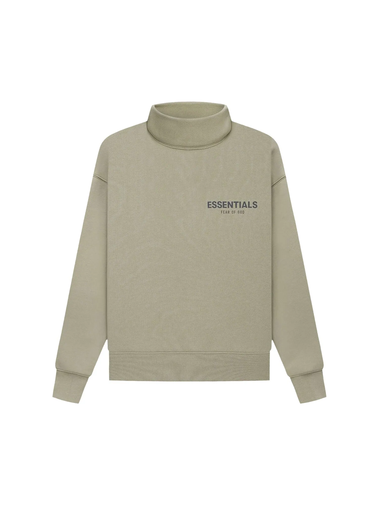 Детский пуловер Fear of God Essentials, без воротника, цвет Фисташковый — изображение 1 из 1