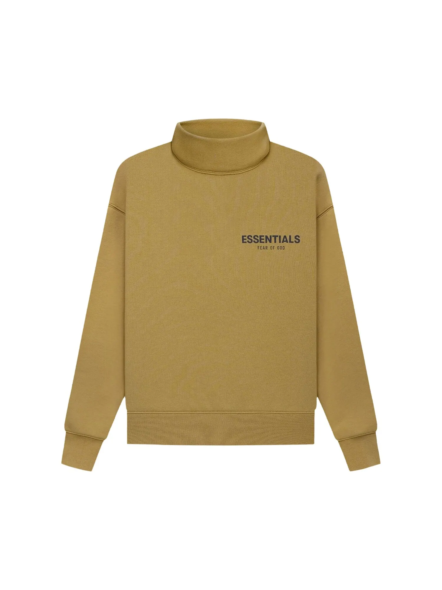 Детский пуловер Fear of God Essentials без воротника, цвет Янтарный — изображение 1 из 1