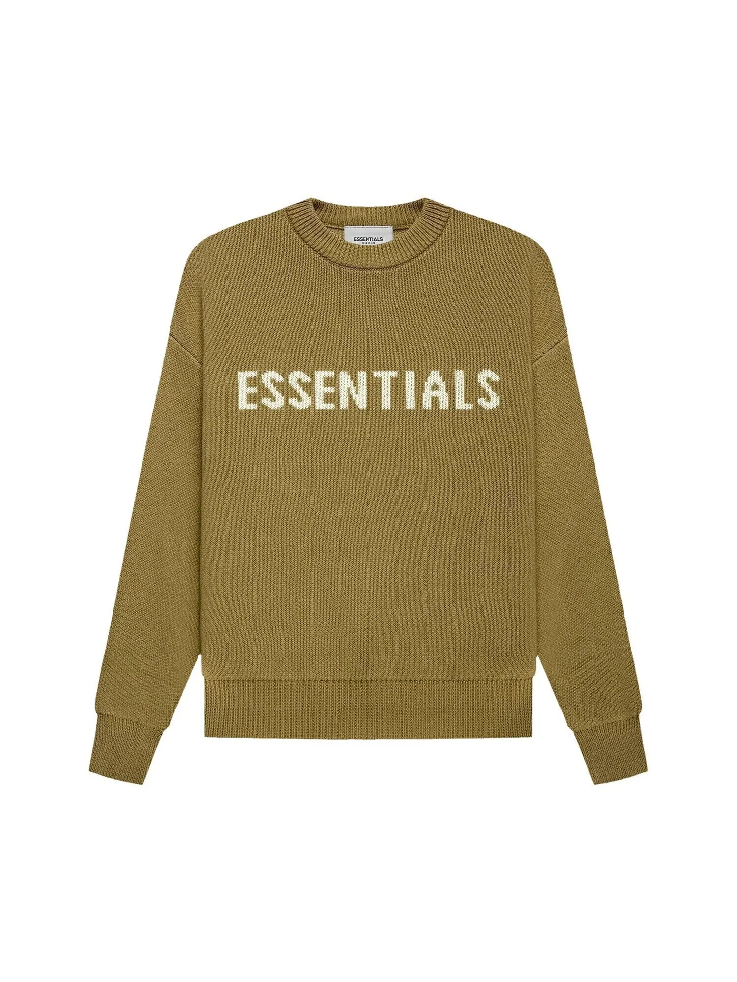 Детский вязаный пуловер Fear of God Essentials, цвет Янтарный — изображение 1 из 1