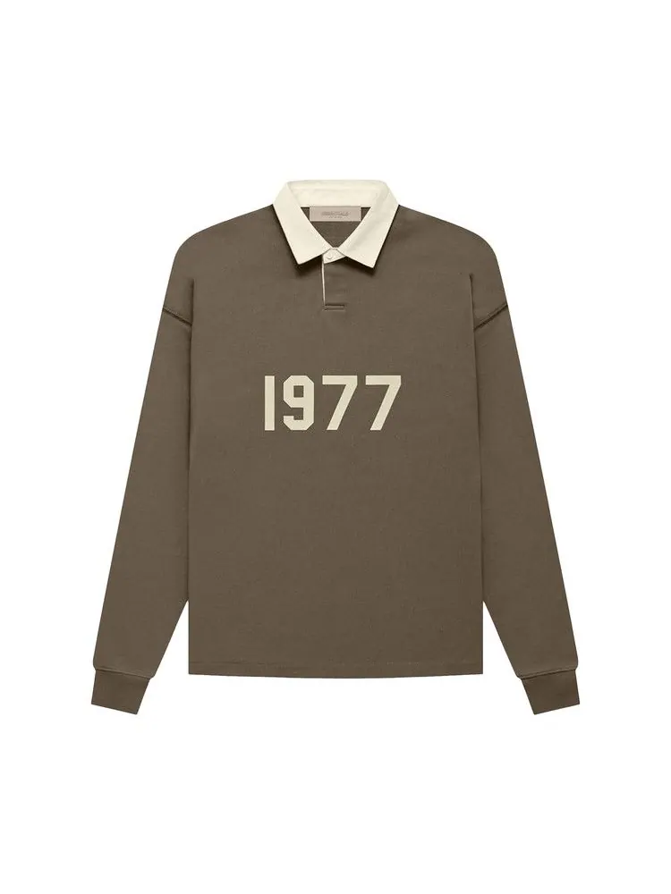 Топ Fear of God Essentials Henley Rugby — изображение 1 из 2, вид древесины