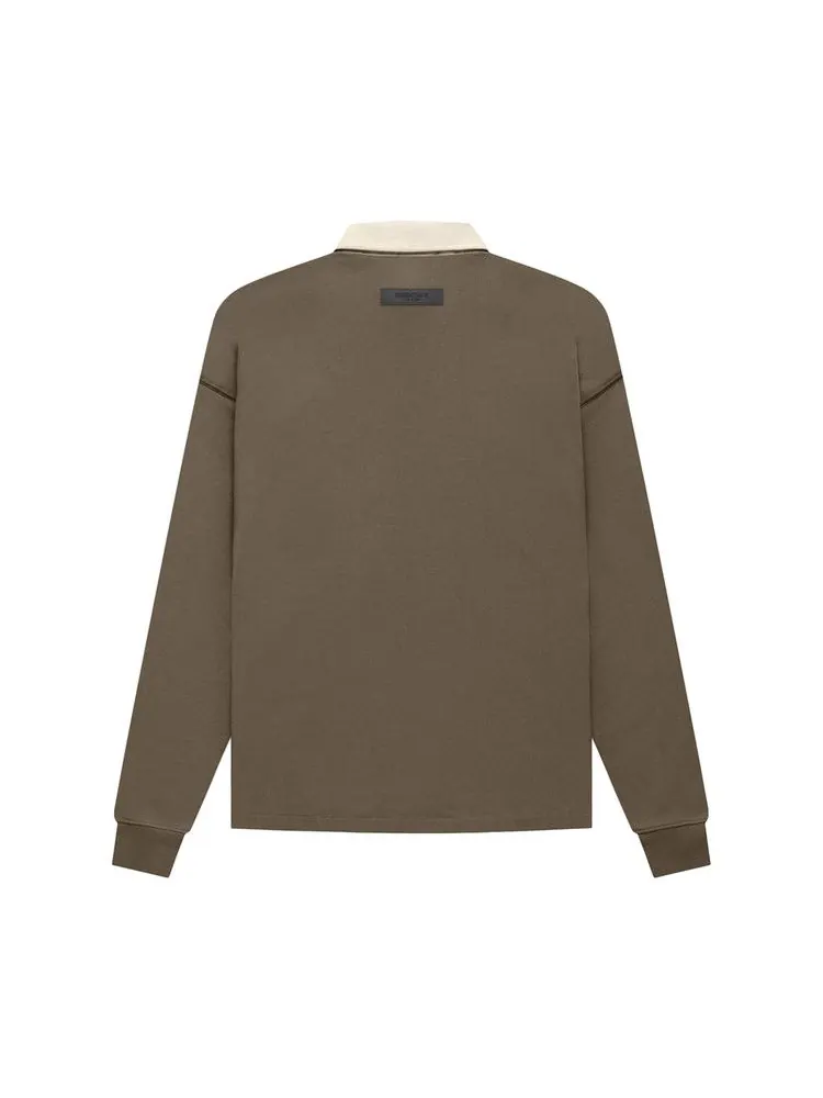 Топ Fear of God Essentials Henley Rugby — изображение 2 из 2, вид древесины