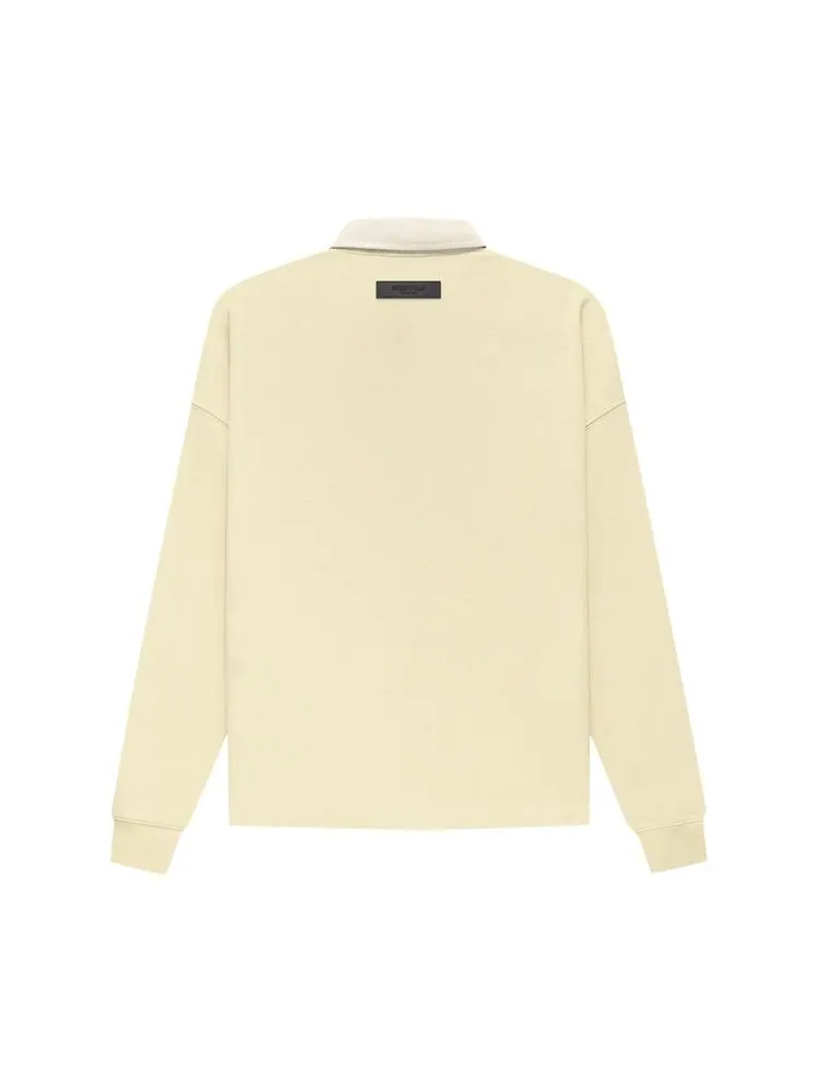Топ Fear of God Essentials Henley Rugby, Canary — изображение 2 из 2, бежевый